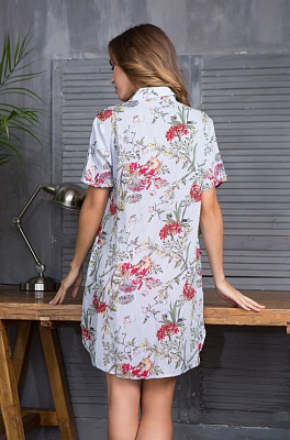 Платье рубашка женское летнее повседневное вискоза Алиса 16321 Миа-Миа