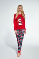 Пижама для девочки лонгслив со штанами 594/592 SNOWMAN Cornette