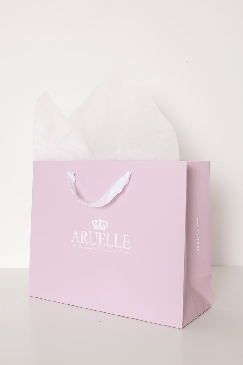 Пакет подарочный бумажный Aruelle
