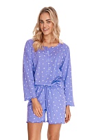 Милая уютная пижама с шортами в лунный принт хлопковая 2779 SILVIA Taro