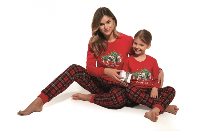 Пижама для девочки лонгслив со штанами 594/592 FAMILY TIME Cornette