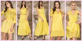 Рошель (Rochelle) - новый лимонный цвет в летней коллекции из вышивного хлопка.