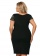 Сорочка женская ночная большие размеры вискоза DONNA TESS чёрный