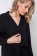Пижама женская чёрная рубашка со штанами из вискозы BERTHINE Aruelle