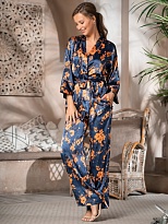 Шёлковая пижама-тройка запашного жакет топ брюки Кьяра 3826 Mia-Amore