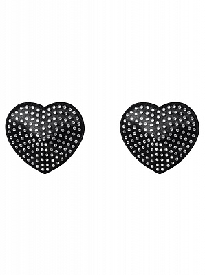 Многоразовые наклейки для сосков в форме сердца A 750 Nipple  Obsessive