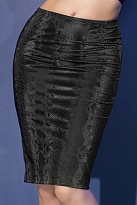 Сексуальная юбка-карандаш со змеиным рисунком 4613 ChiliRose