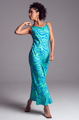 Платье женское летнее макси длинное с драпировкой Севиль 5068/б Mia-Amore