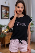 Женская домашняя пижама футболка с шортами NOVIA  Sensis