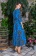 Платье из вискозы длиною макси Jana Яна 16437 голубой Миа-Миа