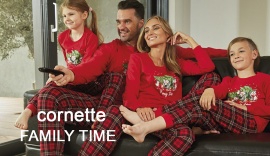 🎄 Волшебный family look: новогодние пижамы от Cornette со скидкой 25%!