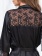 Шёлковая пижама-двойка женская жакет брюки чёрная EDITA Эдита 3676 Mia-Amore
