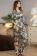 Шёлковая пижама жакет на пуговицах брюки Орнелия Ornelia 3836 Mia-Amore