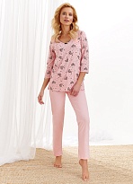 Пижама со штанами 2446/2465 LIDIA розовый