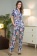 Пижама женская жакет на пуговицах с брюками TROPICANA 7196 Mia-Amore